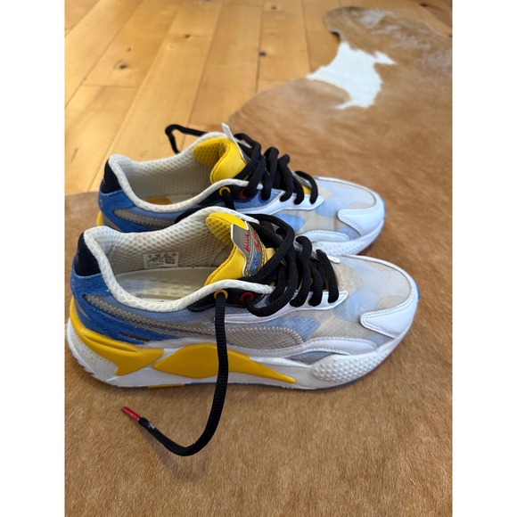 Puma‎ RS-X Sonic the Hedgehog Sneakers Athletic Shoes Blue Yellow Size 6C - Picture 1 of 7